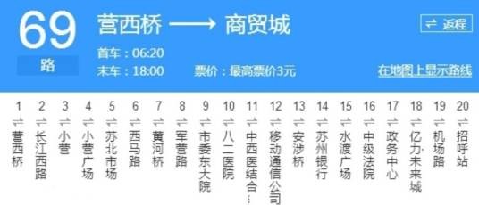 淮安公交69路