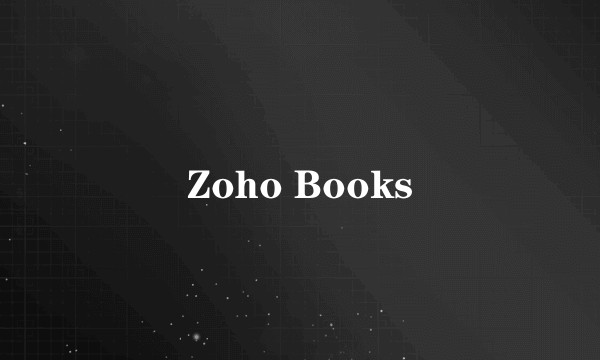 Zoho Books