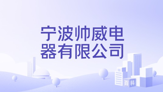 宁波帅威电器有限公司