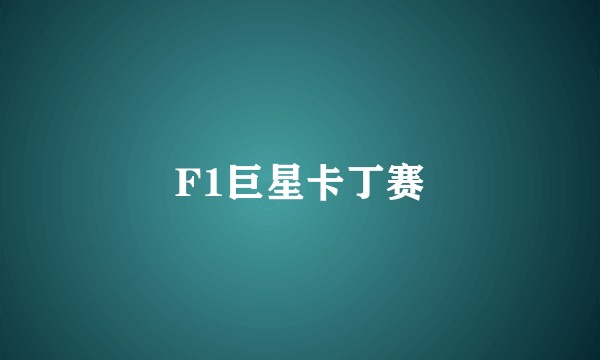 F1巨星卡丁赛
