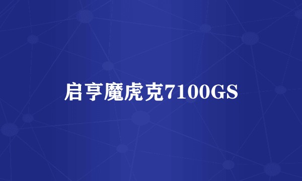 启亨魔虎克7100GS