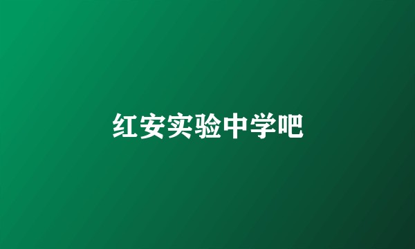 红安实验中学吧