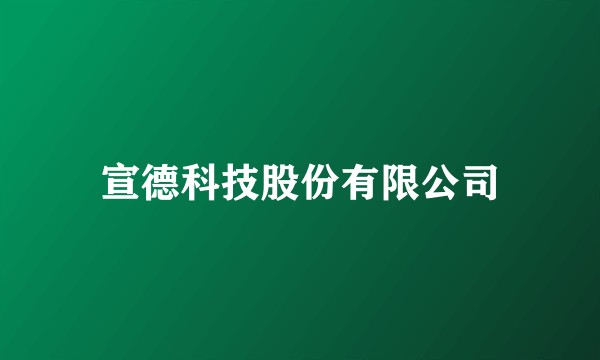 宣德科技股份有限公司