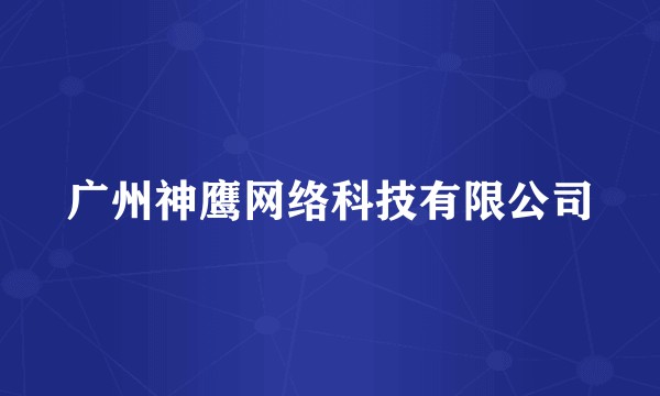 广州神鹰网络科技有限公司