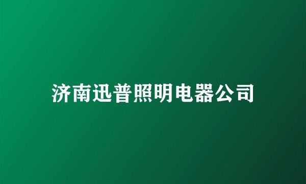 济南迅普照明电器公司