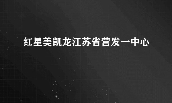 红星美凯龙江苏省营发一中心