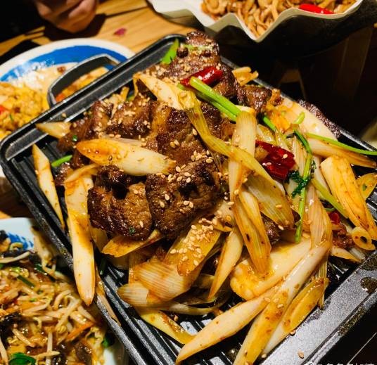 铁板煎牛肉