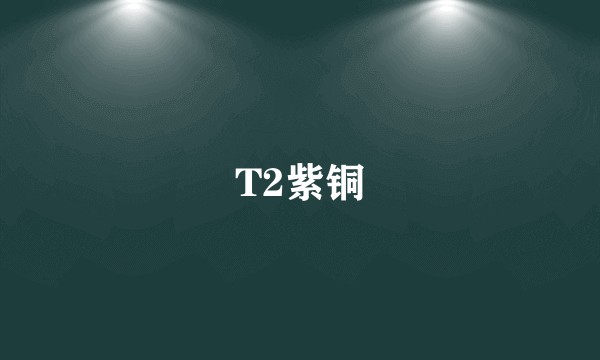 T2紫铜