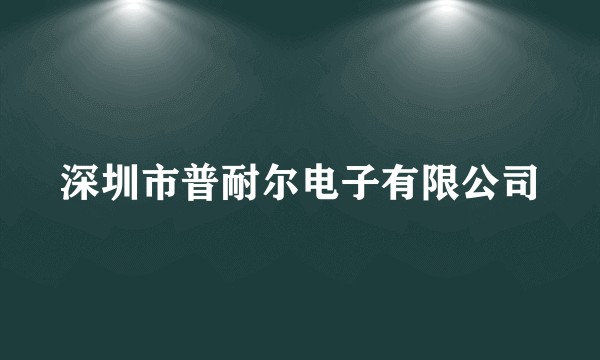 深圳市普耐尔电子有限公司