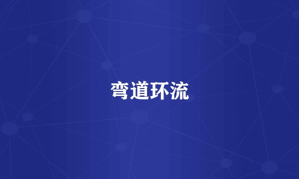 弯道环流