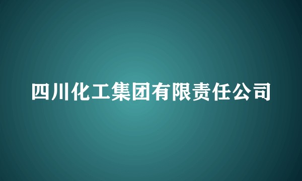 四川化工集团有限责任公司