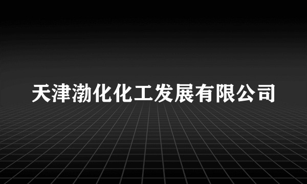 天津渤化化工发展有限公司