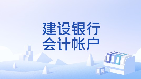 建设银行会计帐户