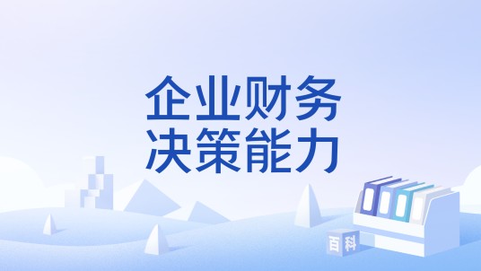 企业财务决策能力