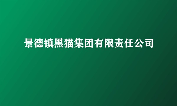 景德镇黑猫集团有限责任公司