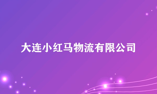 大连小红马物流有限公司