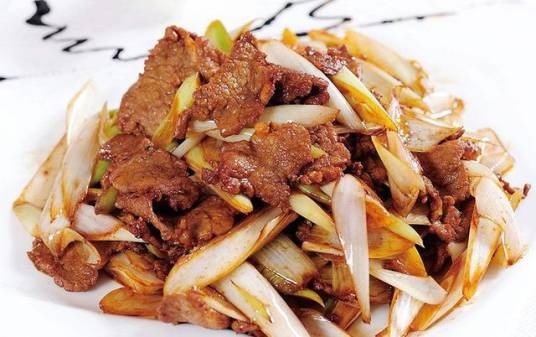 大葱爆羊肉