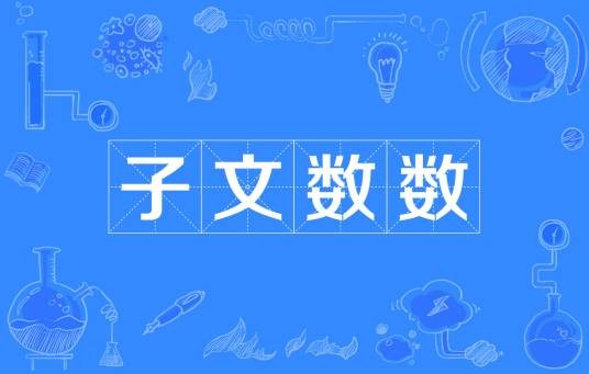 子文数数