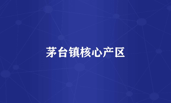 茅台镇核心产区