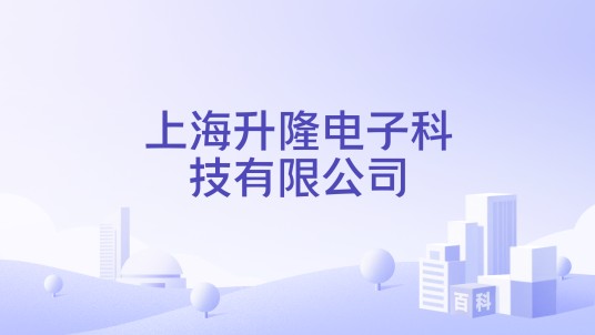 上海升隆电子科技有限公司