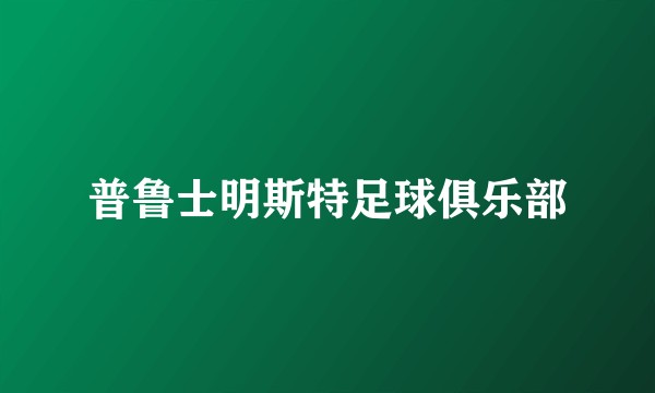 普鲁士明斯特足球俱乐部