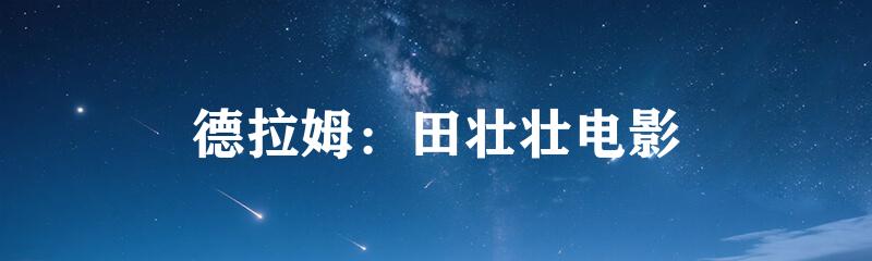 德拉姆：田壮壮电影