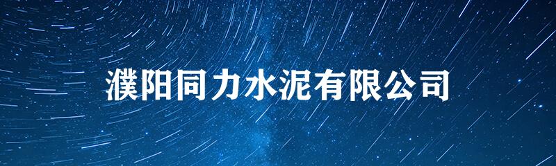 濮阳同力水泥有限公司