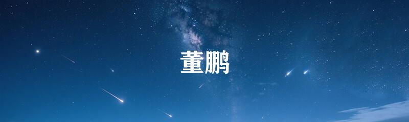 董鹏