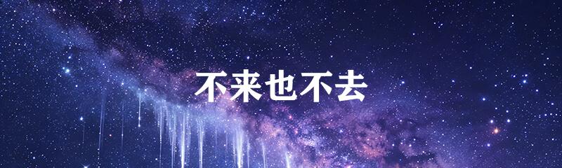 不来也不去