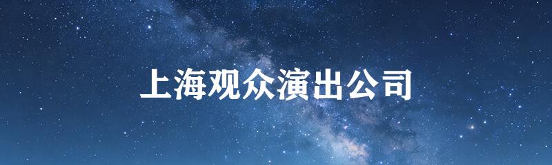上海观众演出公司